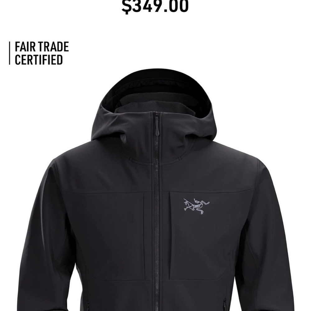 New with tag! Arcteryx men gamma Mx hoody